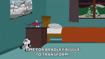 bedroom transform GIF by South Park 
