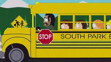 bus waiting GIF by South Park