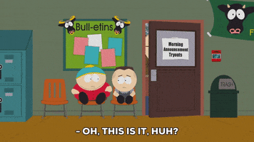 stuttering eric cartman GIF by South Park 