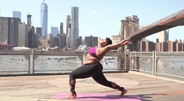 Identity yoga body positivity bbw flexible GIF