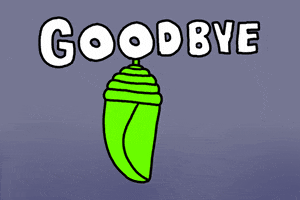 Reaction Gifs Goodbye GIF by GIPHY Studios Originals