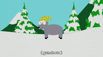 ram gunshots GIF by South Park 