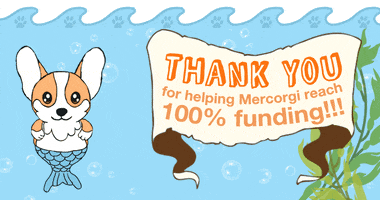 shlii happy thanks corgi mermaid GIF