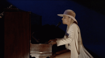 saturday night live piano GIF by Lady Gaga