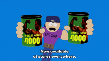 screaming weight gain 4000 GIF by South Park 