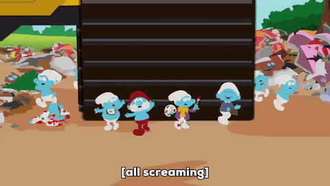 papa smurf gif
