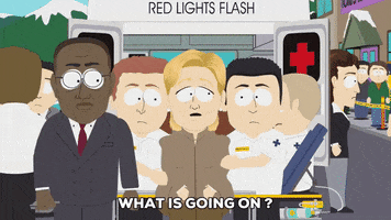 hillary clinton confusion GIF by South Park 