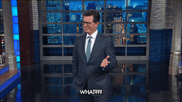 confused stephen colbert GIF by The Late Show With Stephen Colbert