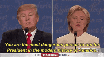 Hillary Clinton You Are The Most Dangerous Person To Run For President In The Modern History Of America GIF by Election 2016