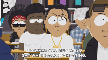 cheating aw snap GIF by South Park 