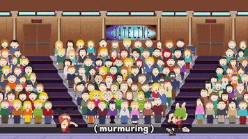 talk show crowd GIF by South Park 