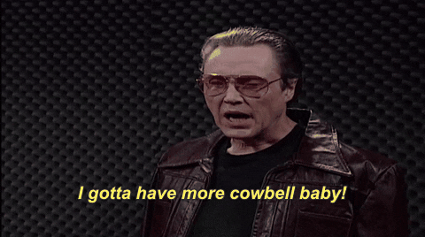 I Gotta Have More Cowbell Baby GIFs - Get the best GIF on GIPHY
