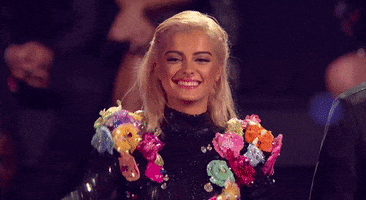 Bebe Rexha Laugh GIF by 2020 MTV EMA