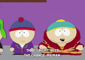 tipping eric cartman GIF by South Park 