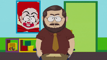 clown wondering GIF by South Park 