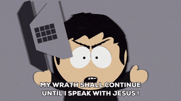throwing damien thorn GIF by South Park 