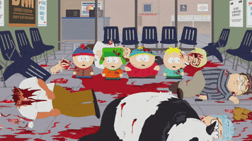 eric cartman blood GIF by South Park 