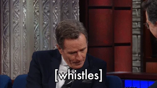 bryan cranston bing GIF by The Late Show With Stephen Colbert