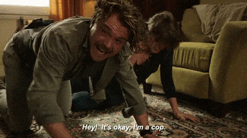 clayne crawford its ok im a cop GIF by Lethal Weapon