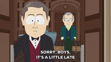 butler talking GIF by South Park 