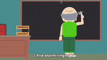 mr. mackey alarm GIF by South Park 