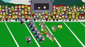 pee wee football game talking GIF by South Park 