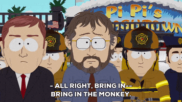 monkey police GIF by South Park 
