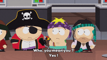 eric cartman pirate GIF by South Park 