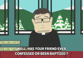 church knowing GIF by South Park 