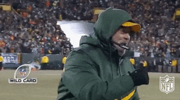 Green Bay Packers Fist Bump GIF by NFL