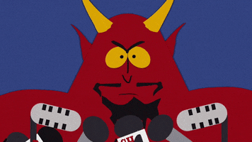interview devil GIF by South Park 