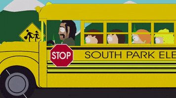 walking getting off GIF by South Park 