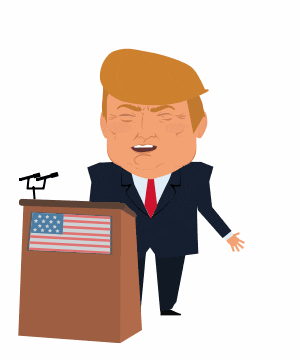 Speaking Donald Trump GIF by Animatron - Find & Share on GIPHY Speaking Donald Trump GIF by Animatron - Find & Share on GIPHY