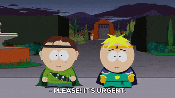 begging butters stotch GIF by South Park 
