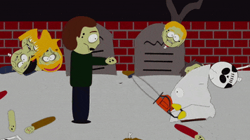 blood gore GIF by South Park 