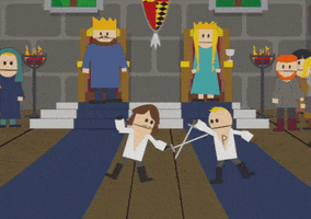 fight sword GIF by South Park 