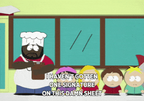 butters stotch chef GIF by South Park 