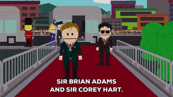 waving red carpet GIF by South Park 