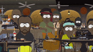 bandits dancing GIF by South Park 