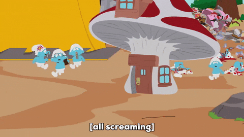 papa smurf gif