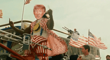 donald trump middle finger GIF