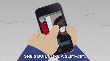 smartphone tinder GIF by South Park 