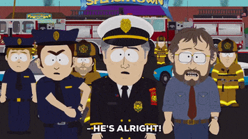 captain talking GIF by South Park 