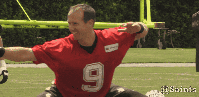 Drew Brees Nfl GIF by New Orleans Saints - Find & Share on GIPHY