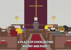 church exclaiming GIF by South Park 