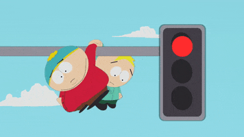 hanging on eric cartman GIF by South Park 