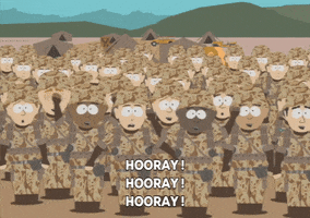 cheer celebrate GIF by South Park 