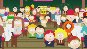 kyle broflovski applause GIF by South Park 