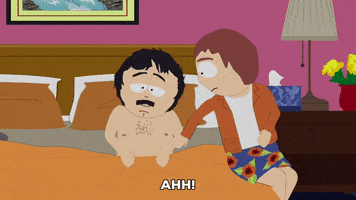 happy bed GIF by South Park 