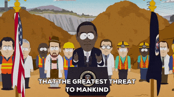 speaking president obama GIF by South Park 